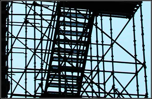 Construction stairs.