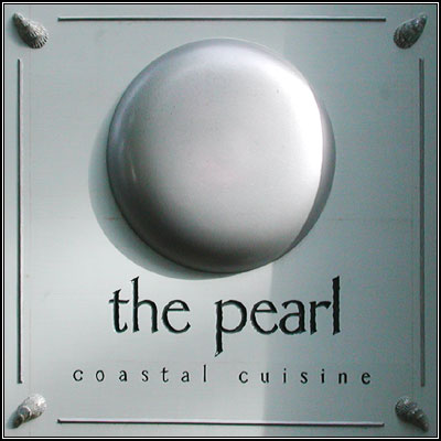 Sign for The Pearl, Nantucket.