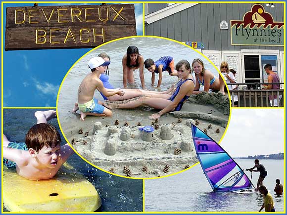 Devereux Beach collage.
