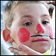 Face painting.